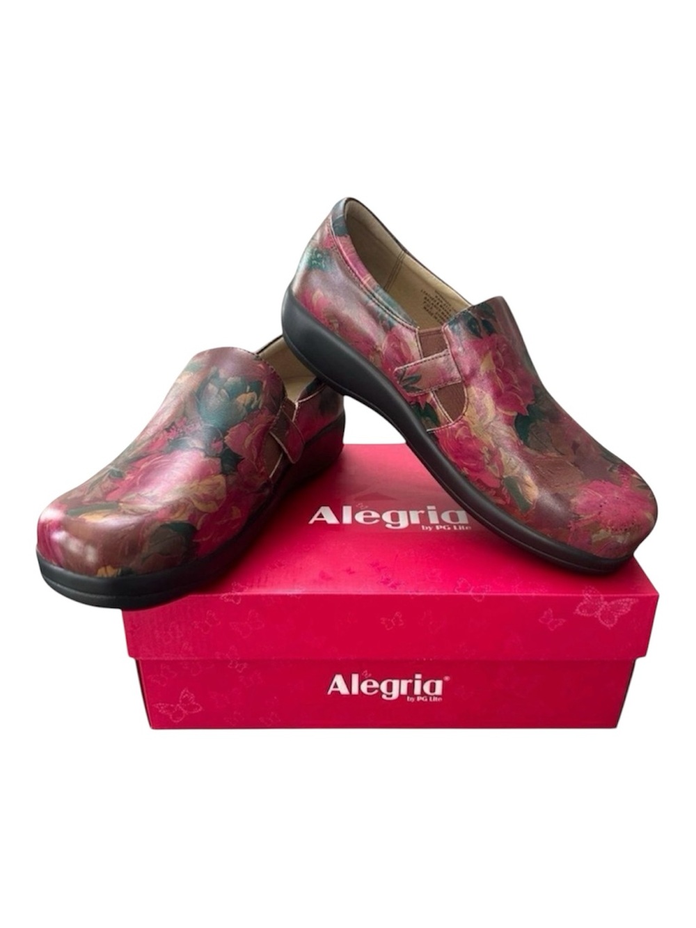 Alegria Kara Southern Romance Floral Clogs Comfort Shoes EU 42 US 11.5-12 - Picture 2 of 9